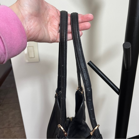 Coach Madison Carlyle Black Leather Slouch Shoulder Bag Turnlock | 32221 - Picture 7 of 15